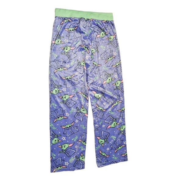 Star Wars Purple Green Grogu Yoda Pajamas - Picture 5 of 11